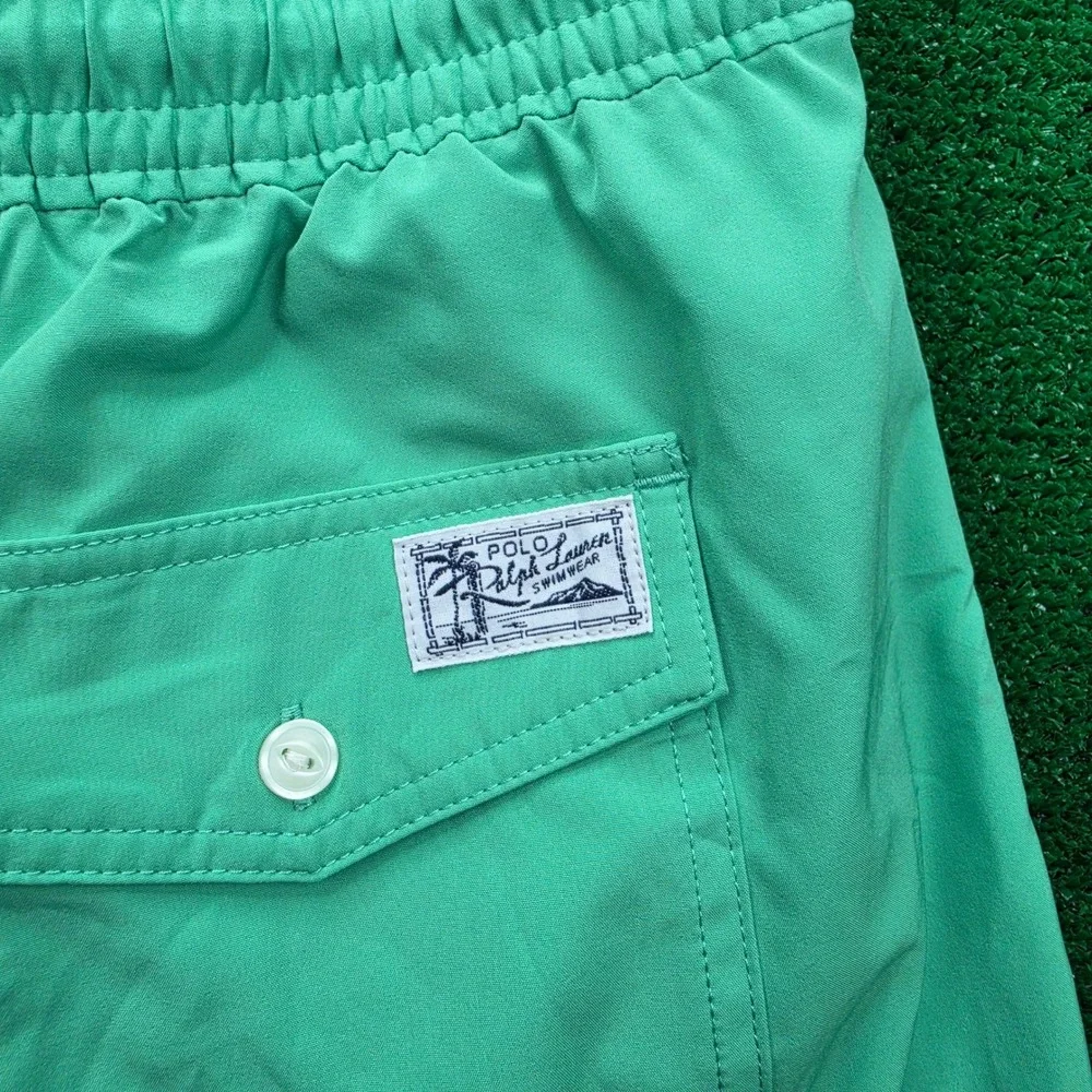 Polo Ralph Lauren Traveler‎ Swim Trunks Mens 2XL Mint Green Board Shorts Mesh